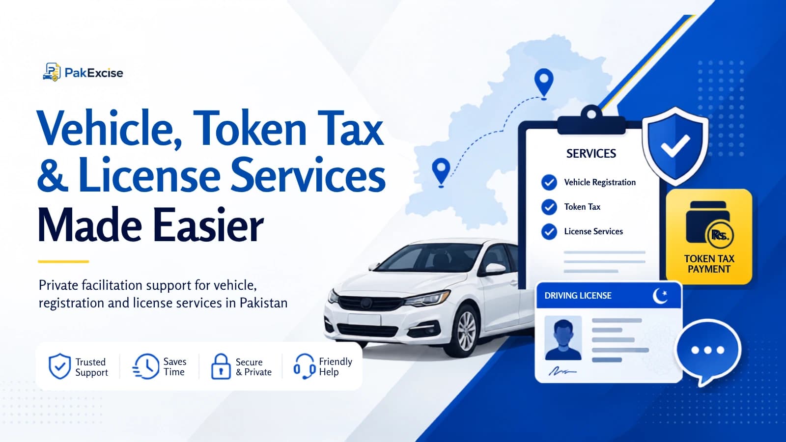 PakExcise: Vehicle, Token Tax and License Services Made Easier in Pakistan